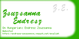 zsuzsanna endresz business card